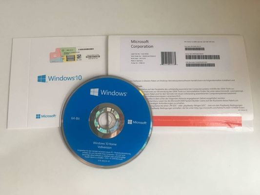 Đa ngôn ngữ Windows 10 Home OEM DVD Đóng gói với nhãn COA