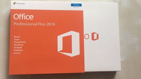 Kích hoạt trực tuyến 1pc Microsoft Office 2016 Pro Plus DVD Card